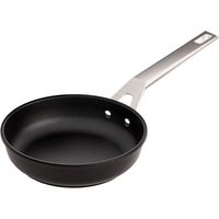 Valira Padella a induzione ad aria, alluminio fuso, nero, 20 cm