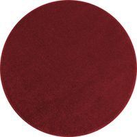 Tapis Rond uni de Salon Chambre Relax Sobre et Epuré (Rouge - 200x200cm)