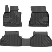 Tapis de Sol de Voiture pour BMW X6 E71 2007-2014 TPE Antidérapant Noir 3Pcs