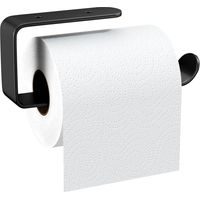 16 cm Toilettenpapierhalter aus matter Aluminiumlegierung, wandmontierter Toilettenpapierhalter zum Bohren mit festen Schrauben, stabiler Toilettenpapierhalterspender