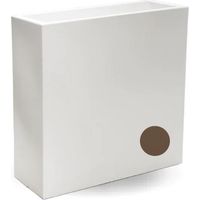 Blumenkübel rechteckig aus Harz 90x30 cm h 80 mod. Flowerpot Top Bronze