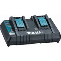 Chargeur rapide double MAKITA DC18RD - 196933-6 - 14.4V à 18V