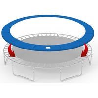 GALACTICA 14FT Outdoor Round Trampoline Replacement Pad Spring Cover Safety Padding Blue