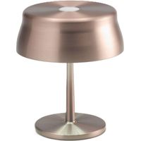 Zafferano Sister Light Mini Lampe De Table Led Intelligente Wi-Fi Cuivre Rechargeable Et Dimmable