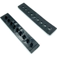 Garden Bird & Butterfly Netting Joiner Clips - Black - pack of 10