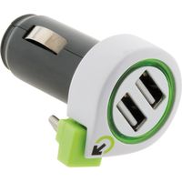 Chargeur voiture + câble USB-C + 2 USB - Q2 Power