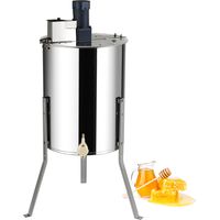 Mophorn Extractor de miel eléctrico , marcos 4/8, equipo de apicultura de acero inoxidable