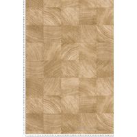 Papier peint Trompe l'oeil Marron Aroma Lutèce