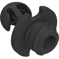 Clip mâle 10kg autotaraudeur pc-m2h - Décor : Noir - Matériau : Plastique - Fixation : A encastrer - Diamètre perçage : 10 mm - Hauteur : 23 mm - FASTMOUNT