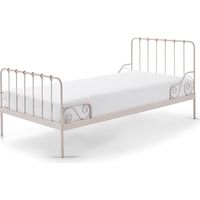 Lit 90x200 Sommier inclus Vipack Alice - Rose