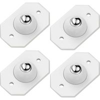 Stück selbstklebende Mini-Lenkrollen aus Edelstahl, 360° Mini-Silentrollen, drehbare Rotationsrolle für Mülleimer und Aufbewahrungsboxen