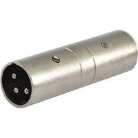 SSQ HA13 SS-1853 Adaptateur XLR mâle - XLR mâle Chrome