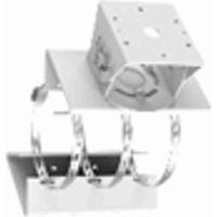 HIKVISION - DS-2903ZJ Horizontale Masthalterung aus weißem Edelstahl