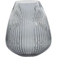 Point-virgule Jarrón esférico azul 28 cm elegante moderno