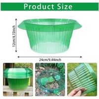 Protection Anti-escargots,10 Pcs Protections Anti-limaces,Anneaux de Protection Anti-escargots, pour Vos Plants Salades et Choux,fy