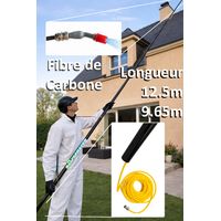Perche de pulvérisation carbone 9,65 m – Toiture & façade