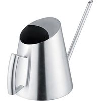 BUNTHAUS Moderne Gießkanne aus Edelstahl, 1500 ml, langer Ausguss, Gießkanne für Zuhause, Büro, Zimmerpflanzen, Blumen, Garten