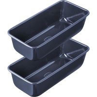 Lot de 2 moules à cake coins arrondis 25 cm Dr. Oetker Back Liebe