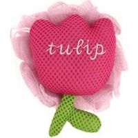 éponge De Douche Exfoliante Avec Fleur De Tulipe Rose 10771