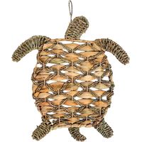Wasserhyazinthe-Schildkröte als Wanddekoration – Natürlicher Stil für den Garten