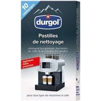 DURGOL - Durgol pastille de nettoyage machine à café x10
