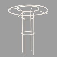 Treillis vertical de jardin pour plantes grimpantes – Support en métal antirouille pour glycine, roses et vignes – 90 cm de hauteur