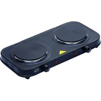 DCG Eltronic EKP2420 hobs Negro, Blanco Encimera Hornillo eléctrico / Placa eléctrica 2 zona(s)