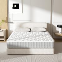 Dewinner – Matelas hybride 90x190cm épaisseur 20cm – ressorts ensachés – 7 zones de soutien – mousse respirante – dureté moyenne