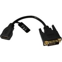 Adaptador HDMI/DVI - CONNECTLAND - 20 cm - HDMI hembra 19 pines - DVI-D macho 24+1 - Conectores dorados
