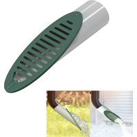 Tuyau de drainage coudé de 10 cm pour hydroponie, raccords de drainage en PVC, grille de drainage coudée à fixer au sol, Grille de drainage coudée, idéal pour le drainage de terrasse