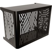 Cache climatisation OUTSTEEL ENSEMBLE BROUSSE MURAL S Noir foncé