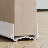 Guarnizione inferiore isolata per porta da 100 cm, paraspifferi antifreddo, guarnizione antirumore per porta, striscia sigillante termoisolante che protegge da correnti d'aria e insetti (bianca, largh