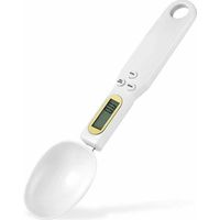 Balance Cuillère, Cuillère Doseuse, Balances Électroniques Portables, Balances Alimentaires De Cuisine, Écran Lcd, Mini Balances Numériques, 500G / 0,1G, Gadgets De Cuisine Essentiels (Blanc)