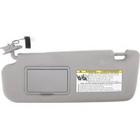 Ej.Life Graue Sonnenblende, Abs Material Auto Seite Sonnenblende Automotive Sonnenschutz Visiere Mit Make-Up-Spiegel, Auto Sonnenblende Ersatz FüR Hyundai Sonata 2006-2008(Links)