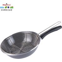 Magefesa PARMA Poêle à frire avec panier 26 cm Gris