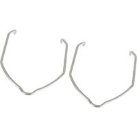 2pcs Car Intercooler Hose Pipe Retaining Clip Metal Automotive Parts