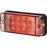 SecoRüt Faro antinebbia posteriore Cavi terminali Retronebbia posteriore 12 V, 24 V Rosso Vetro trasparente