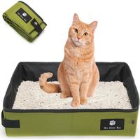 Bac à litière pliable pour chat