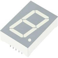 Kingbright Afficheur 7 segments rouge 25.4 mm 3.7 V Nombre de chiffres: 1 SA10-21SURKWA