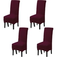 Waterproof Chair Covers for Dining Room Set of 2, Protector for Kitchen, Hotel, Restaurant ( 2 PCS),Style 4