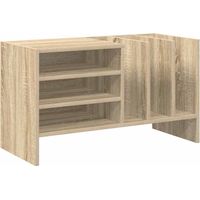 vidaXL Record Cabinet Sonoma Oak 78.5 x 35 x 45 cm Engineered Wood