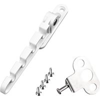 Entrebâilleur De Fenêtre - Verrou Anti-pincement Pour Fenêtres À Battant - Blanc - Convient PVC Bois Aluminium - 1 Pièce