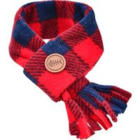 Echarpe Puppia pour chien à carreaux rouge : Taille M