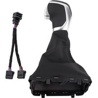 Pommeau de levier de vitesse automatique à LED MQB pour DSG Pommeau de levier de vitesse de voiture Levier de poignée de tête avec démarrage et fil adapté pour R MK7 / 7.5 2013-2020 LHD.