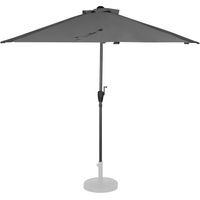 Vonroc – Parasol de balcon semi-circulaire 270x135cm – Protection UV 50+ – Housse de protection polyester – Pour petits espaces
