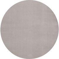 FLOORNOVO Hochflor Teppich rund einfarbig - Ø 200 cm - Besonders Weicher Teppich Wohnzimmer & Badezimmerteppich - Pflegeleicht - vielseitig einsetzbar im Innenbereich