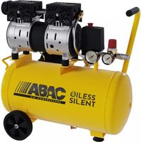 compressore aria silenziato abac "pole position" 24 litri 1 hp