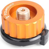 Adaptateur de bouteille de gaz extérieur, support de bouteille de gaz, valve de recharge de gaz, convertisseur de réservoir de gaz pour réchaud de camping
