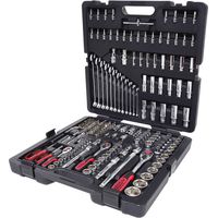 KS Tools - Coffret de douilles CHROMEplus 1/4''+3/8''+1/2'', 216 pièces - 918.0216