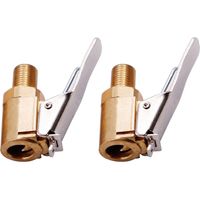 Raccord pour compresseur – Adaptateur de valve de pneu 8 mm – 2 pièces en laiton massif – Pression jusqu'à 25 kg – Connecteur universel – Naxunnn